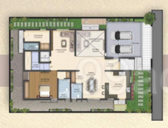  signature villas Floor Plan Ground Floor Plan