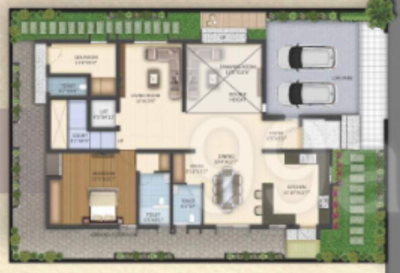  signature villas Floor Plan Ground Floor Plan