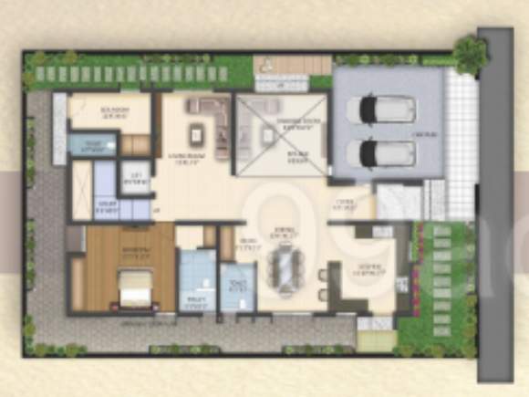 signature villas Floor Plan Ground Floor Plan