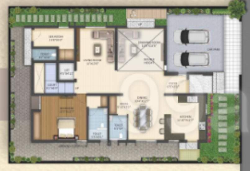  signature villas Floor Plan Ground Floor Plan