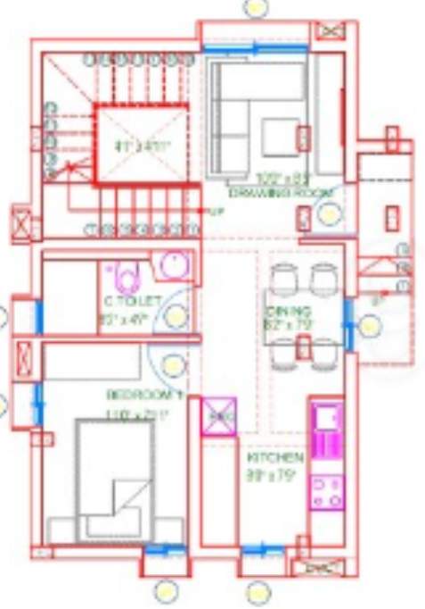 signature villas Floor Plan Ground Floor Plan