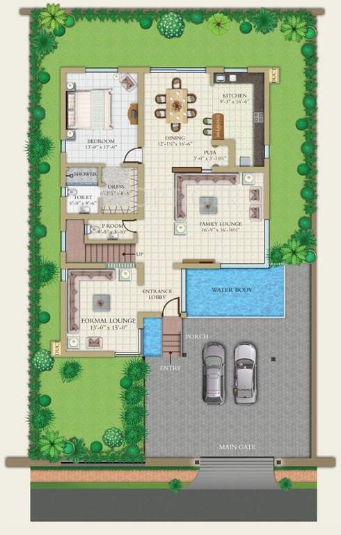 NK Villa Scapes (4BHK+4T (4,050 sq ft)   Pooja Room 4050 sq ft)