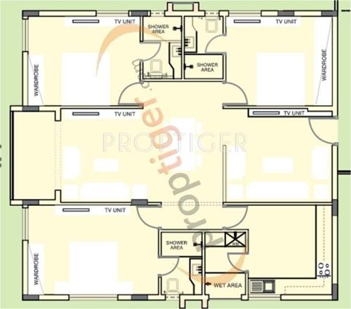 Alekhya Mulberry (3BHK+3T (1,675 sq ft) 1675 sq ft)