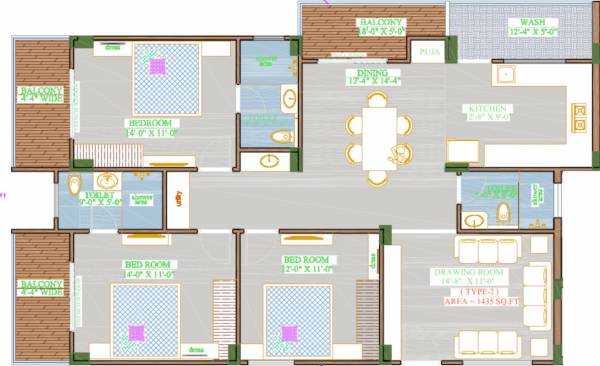  divya-ii Floor Plan Floor Plan