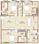 Gharonda Seshamandir (3BHK+3T (1,917 sq ft) 1917 sq ft) Gharonda Seshamandir (3BHK+3T (1,917 sq ft) 1917 sq ft)