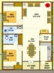 Gharonda Casarosa (2BHK+2T (1,372 sq ft) 1372 sq ft)