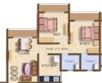 Space Venkat Heritage (2BHK+2T (1,250 sq ft) 1250 sq ft) Space Venkat Heritage (2BHK+2T (1,250 sq ft) 1250 sq ft)