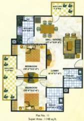 Star Realcon Group Avant Garde (2BHK+2T (1,148 sq ft) 1148 sq ft) Star Realcon Group Avant Garde (2BHK+2T (1,148 sq ft) 1148 sq ft)