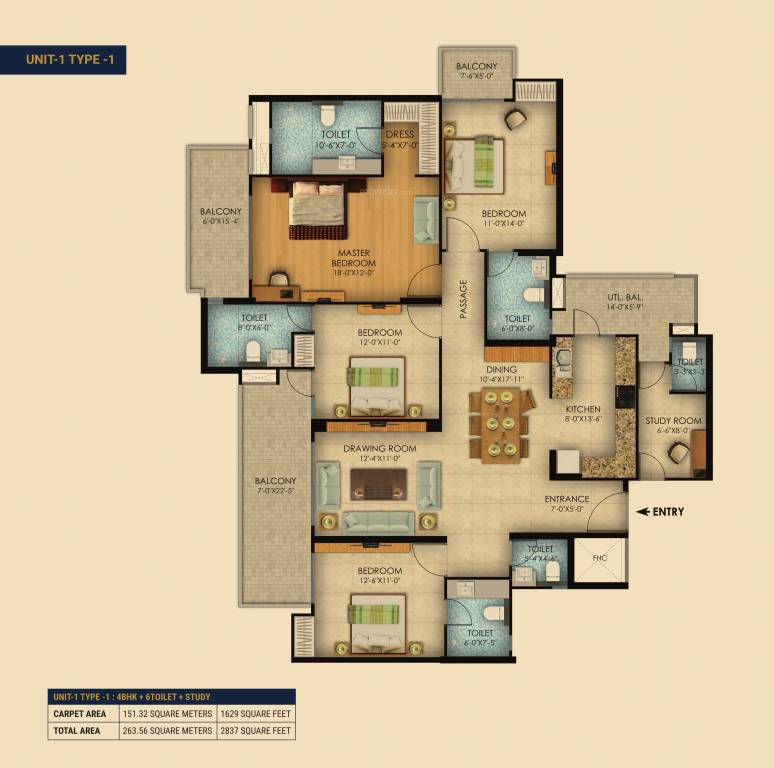 Floor Plan mirage tower l Floor Plan Floor Plan