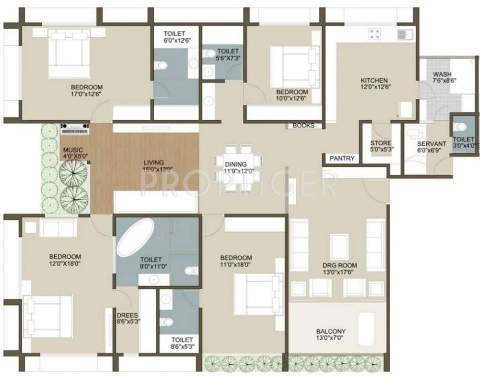 Deep Indraprasth 8 Frangipani (4BHK+4T (3,400 sq ft) Servant Room 3400 sq ft) Deep Indraprasth 8 Frangipani (4BHK+4T (3,400 sq ft) Servant Room 3400 sq ft)
