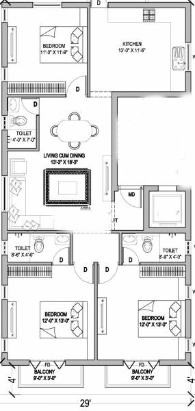  triplex-manor Floor Plan Floor Plan