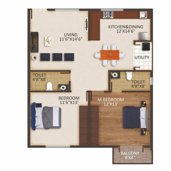  vruksha-greens Floor Plan Floor Plan