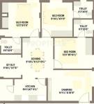 Alekhya Crossandra (3BHK+3T (1,415 sq ft) 1415 sq ft) Alekhya Crossandra (3BHK+3T (1,415 sq ft) 1415 sq ft)