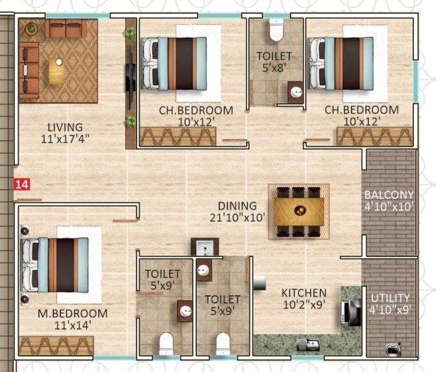  lotus park Floor Plan Floor Plan