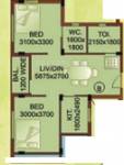 Sweet Shantiniketan Apartment III (2BHK+2T (885 sq ft) 885 sq ft) Sweet Shantiniketan Apartment III (2BHK+2T (885 sq ft) 885 sq ft)