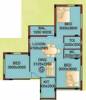 Sweet Shantiniketan Apartment III (3BHK+2T (1,036 sq ft) 1036 sq ft)