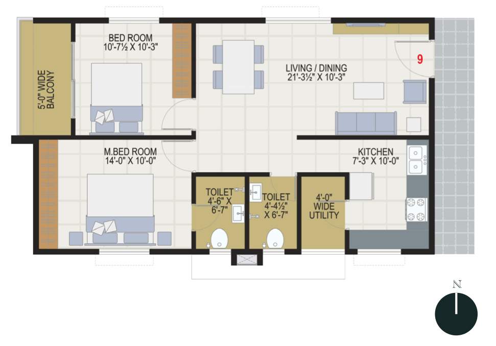  the reef Floor Plan Floor Plan