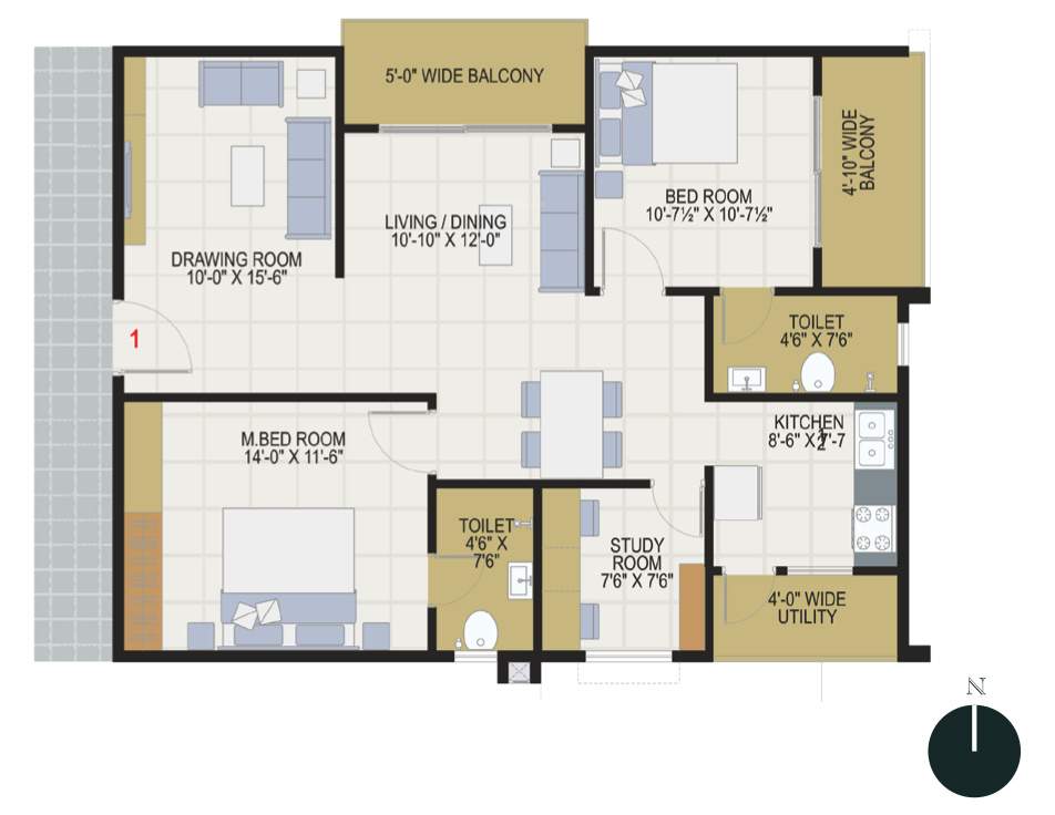  the reef Floor Plan Floor Plan