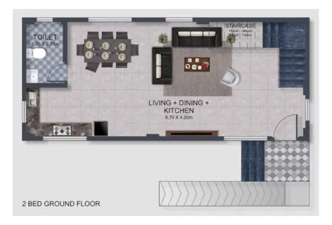  natures homes ecoluxia estates premium 3 and 4 bed villas Floor Plan Ground Floor Plan
