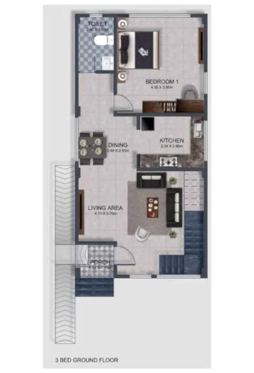  natures homes ecoluxia estates premium 3 and 4 bed villas Floor Plan Ground Floor Plan