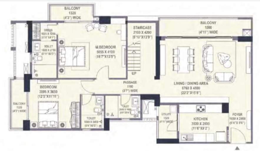  urban oasis Floor Plan Lower Level Duplex Plan