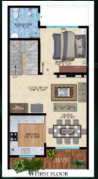  sukhbiri villas Floor Plan First Floor Plan