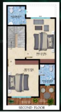  sukhbiri villas Floor Plan Second Floor Plan