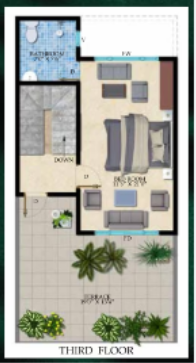 Third Floor Plan sukhbiri villas Floor Plan Third Floor Plan