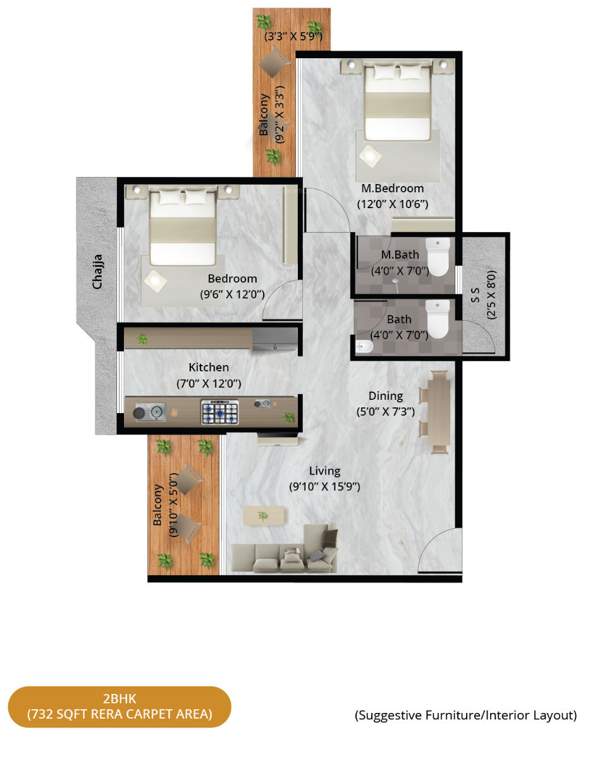  jewel of panvel phase i Floor Plan Floor Plan