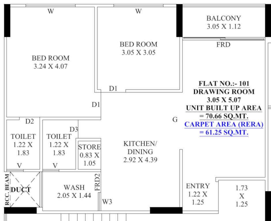  shubham lake view Floor Plan Floor Plan