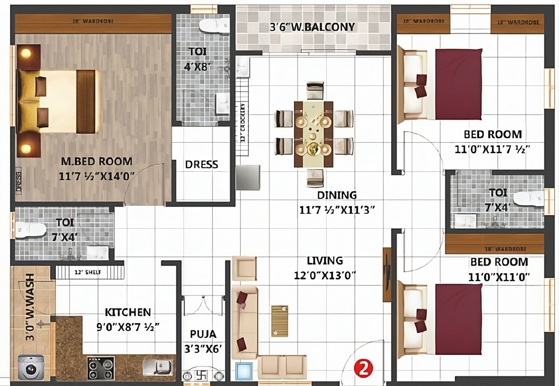  towers Floor Plan Floor Plan