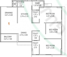 Floor Plan indraprasth-marigold Floor Plan Floor Plan