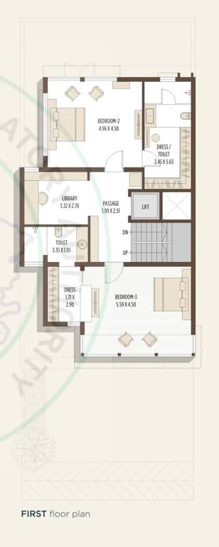  aastha grandeur Floor Plan First Floor Plan
