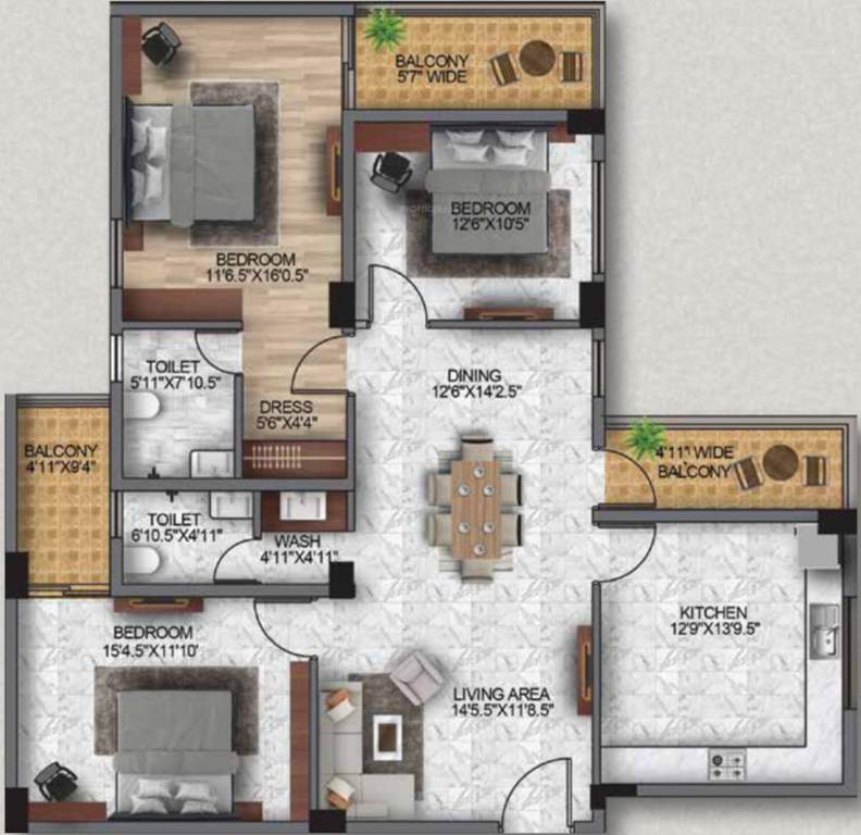  sugarcane apartment Floor Plan Floor Plan