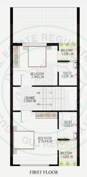  shree sr homes Floor Plan First Floor Plan