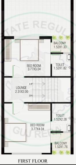  shree sr homes Floor Plan First Floor Plan