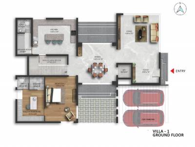  sea-shine-villas Floor Plan Ground Floor Plan