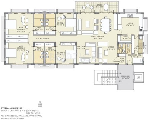 Synthesis Altius I (4BHK+5T (3,840 sq ft) 3840 sq ft)