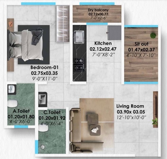  hamara abhimaan Floor Plan Floor Plan
