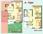 Floor Plan (3BHK+2T + Servant Room) Shreenath Corporation Bhagvat Bunglows Floor Plan (3BHK+2T + Servant Room)
