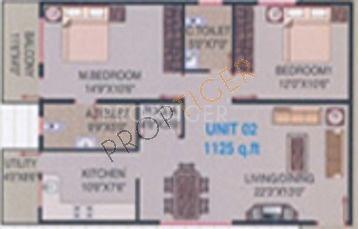 Sai Sai Mytri Comforts (2BHK+2T (1,125 sq ft) 1125 sq ft)