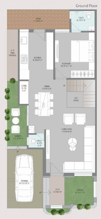 Ground Floor Plan serenity nest Floor Plan Ground Floor Plan