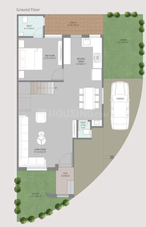  serenity nest Floor Plan Ground Floor Plan
