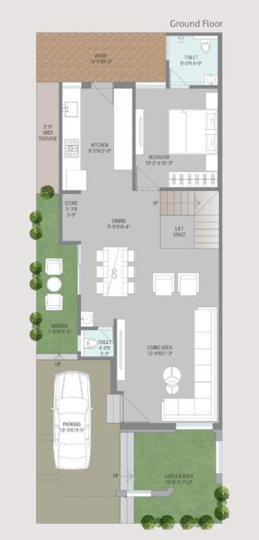  serenity nest Floor Plan Ground Floor Plan