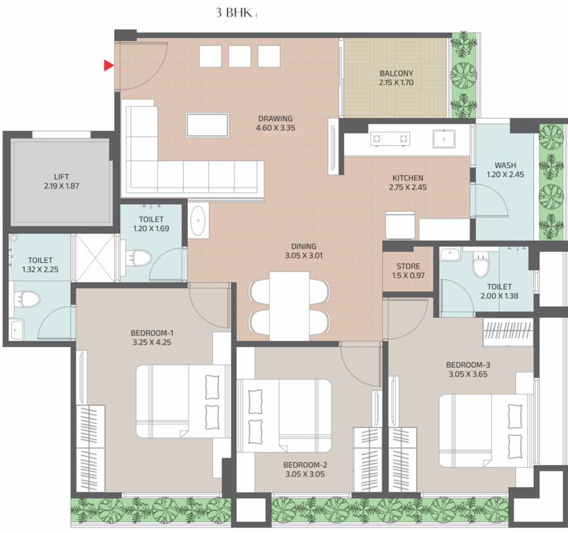  panchamrut 3 Floor Plan Floor Plan