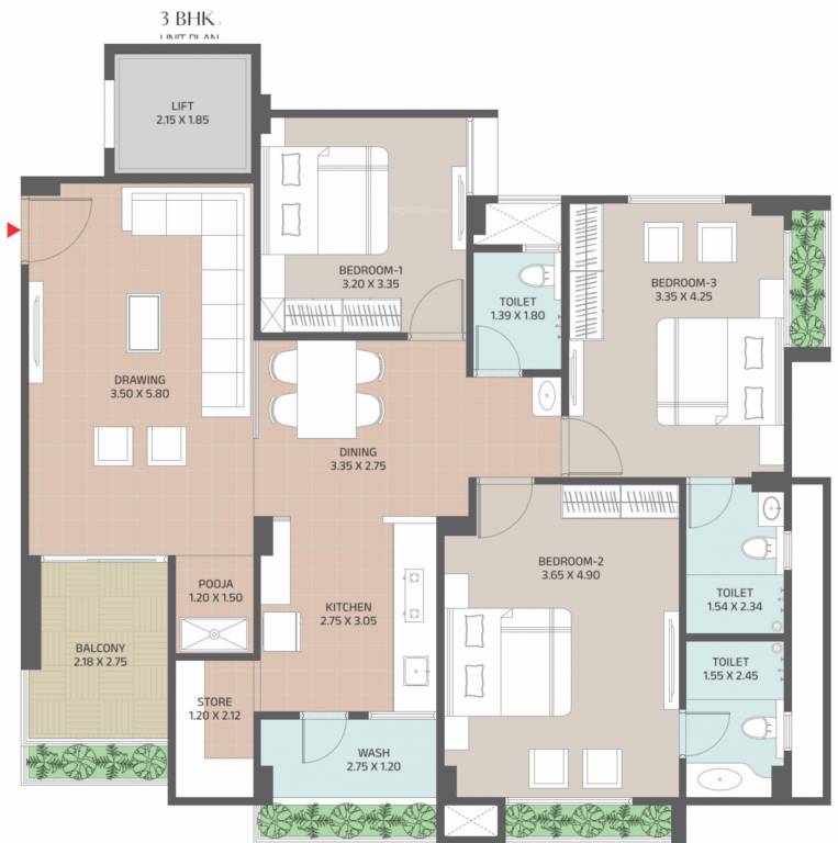  panchamrut 3 Floor Plan Floor Plan