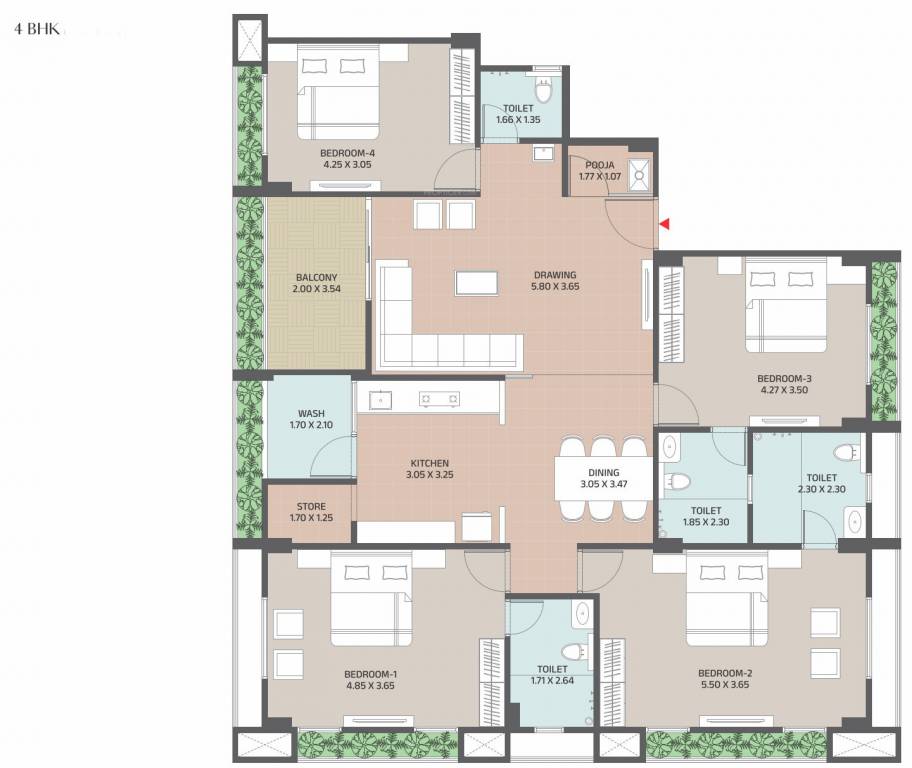  panchamrut 3 Floor Plan Floor Plan