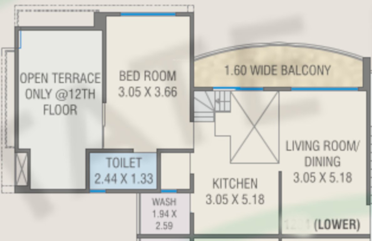  arcade Floor Plan Lower Level Duplex Plan