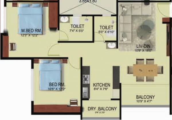  serenora-wing-a Floor Plan Floor Plan