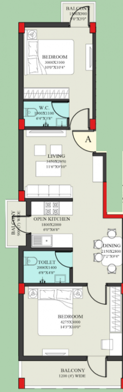 Floor Plan baghajatin co operative housing society Floor Plan Floor Plan